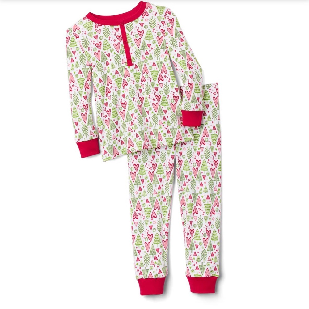 American Girl Hearts and Pines Pajama Set